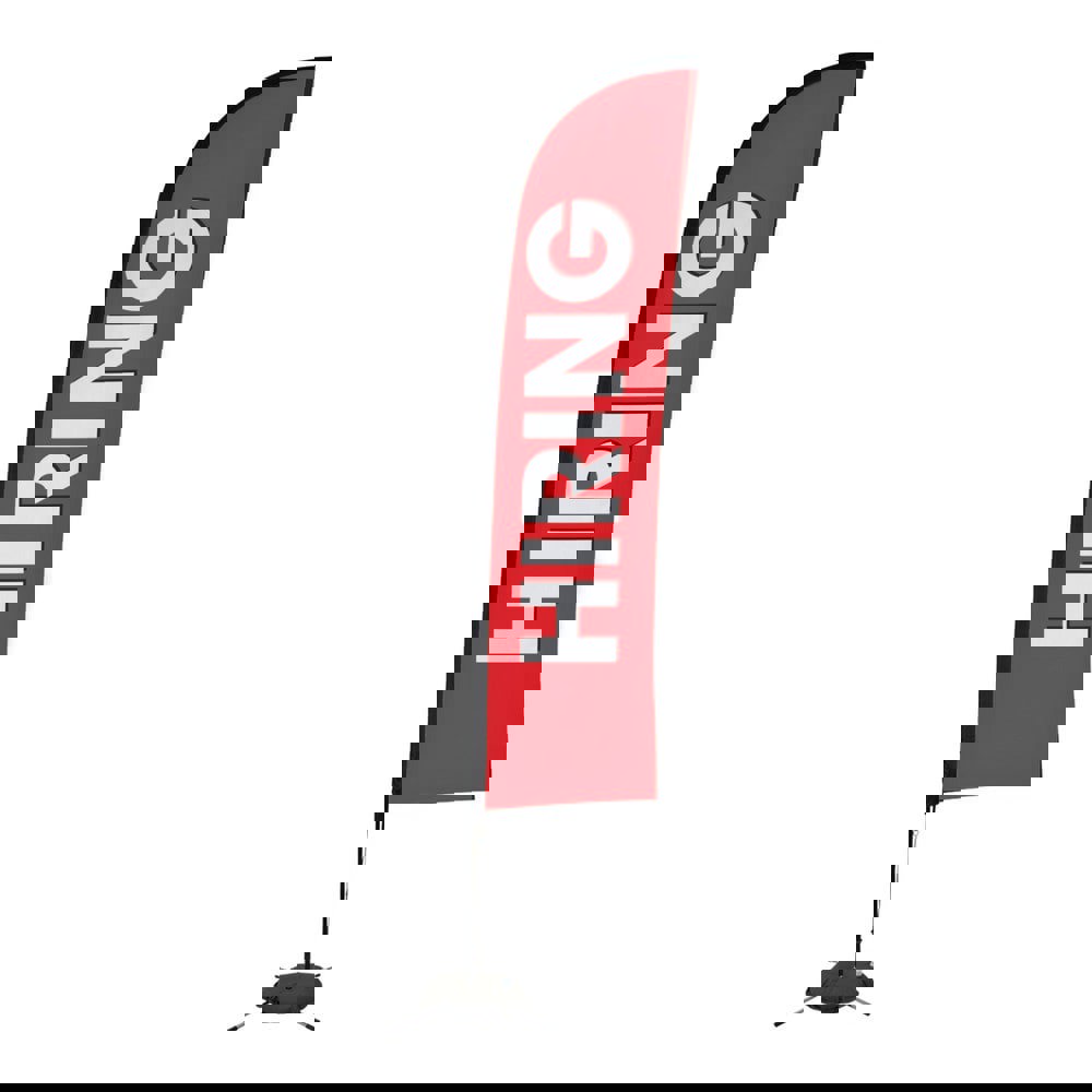 Safety Signs; Family: Architectural Sign ; Sign Type: General Information ; Sign Header: None ; Legend: Hiring Red ; Message/Graphic: Message & Graphic ; Graphic Type: Message Only